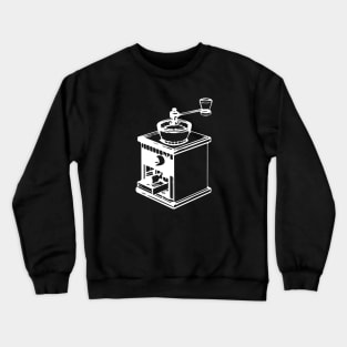 retro coffee grinder 3d design Crewneck Sweatshirt